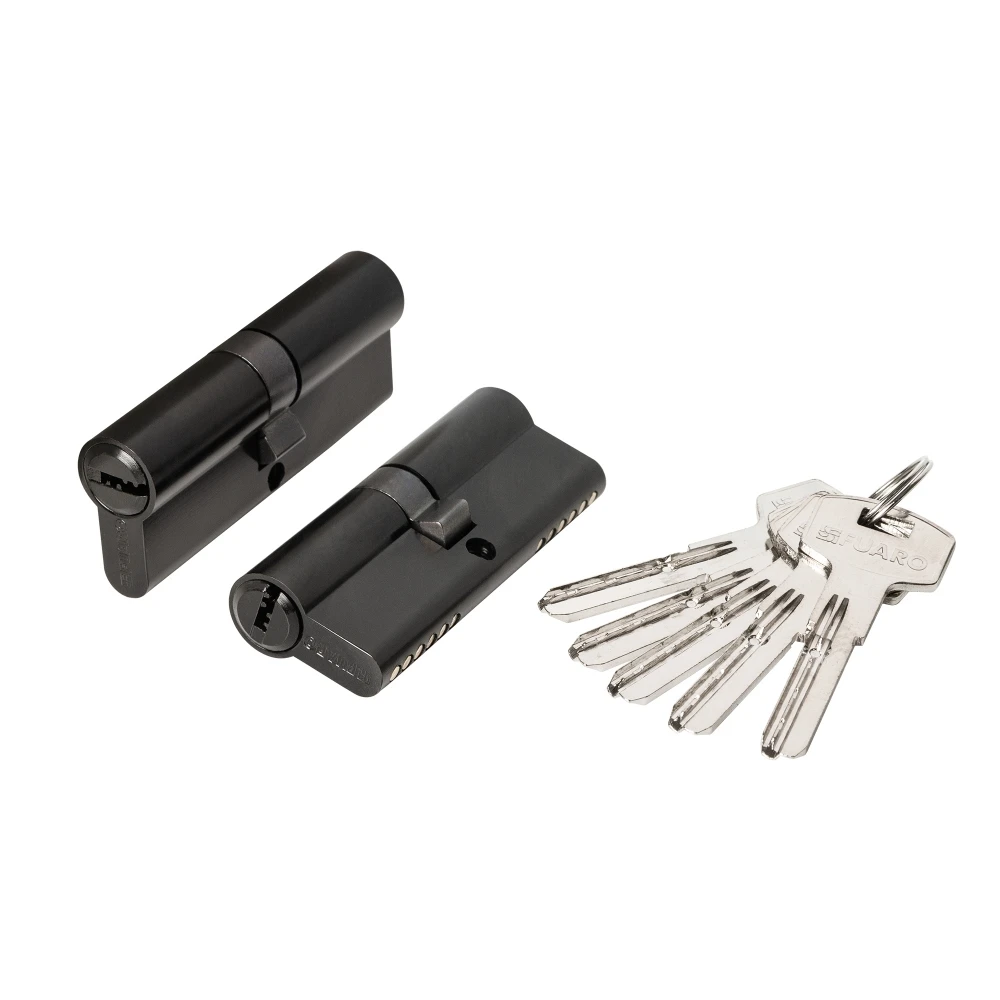 Фото Цилиндровый механизм (200 ZA/80) 2000ZAKey80(35+10+35) BL черный 5Key