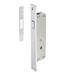 Замок врезной крестообразный узкопрофильный METLR-201F (LR-201F) 3key CP хром