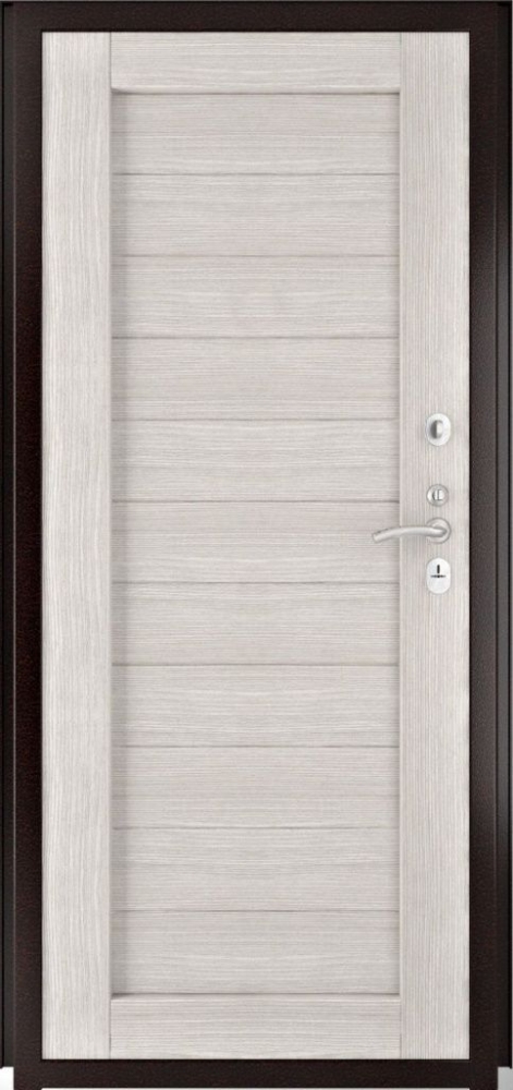 Входная дверь ДвериПРО L-45 Экошпон СБ-3 (16мм, капучино) DPRO195937 внутренняя сторона