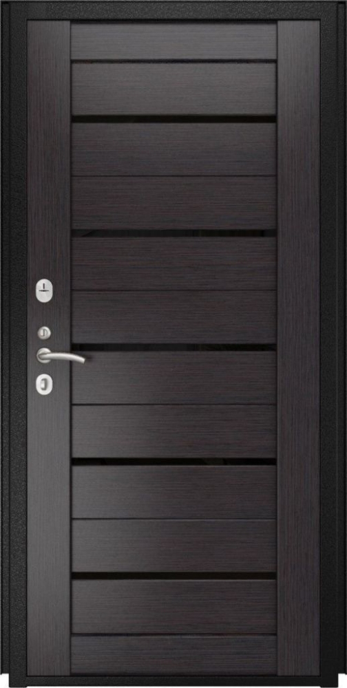 Входная дверь ДвериПРО L Термо СБ-1 (лак.черное, 16мм, венге) DPRO196875 внутренняя сторона