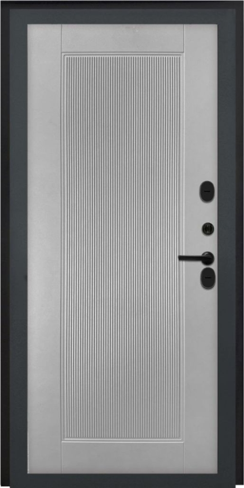 Входная дверь ДвериПРО L Термо ПВХ 10мм Астрод Velutto Grigio DPRO196763 внутренняя сторона